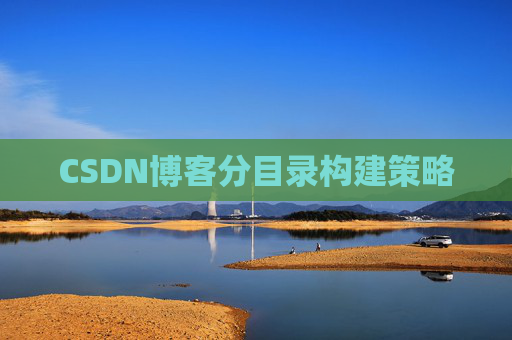 CSDN博客分目录构建策略